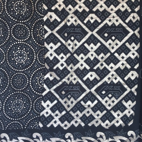 370- Papa We Love You ❤Vancouver Boho Vest & Navy & Silver Wrap - Picture 8 of 11